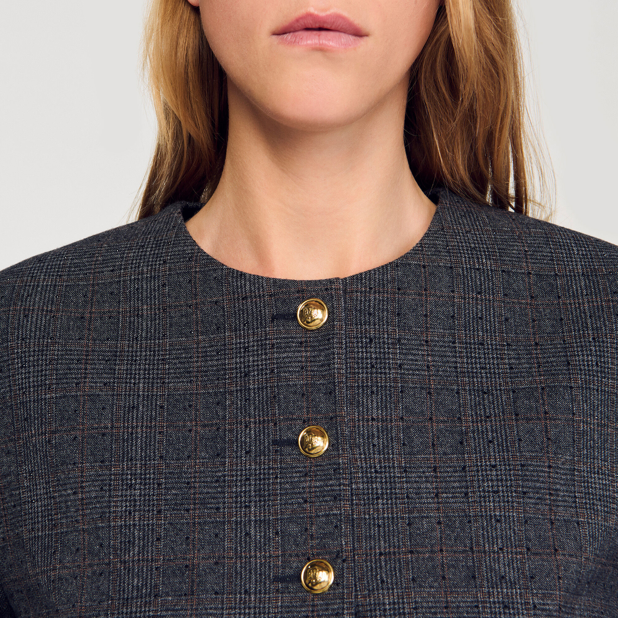 Rhinestone tailored jacket