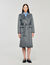 Double-faced check coat