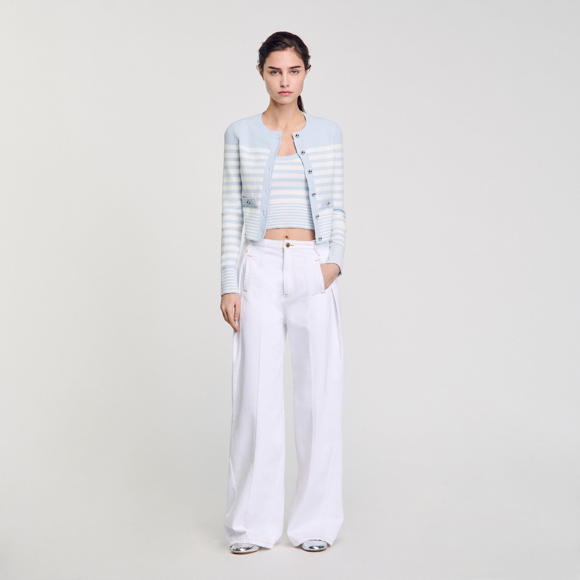Striped cardigan
