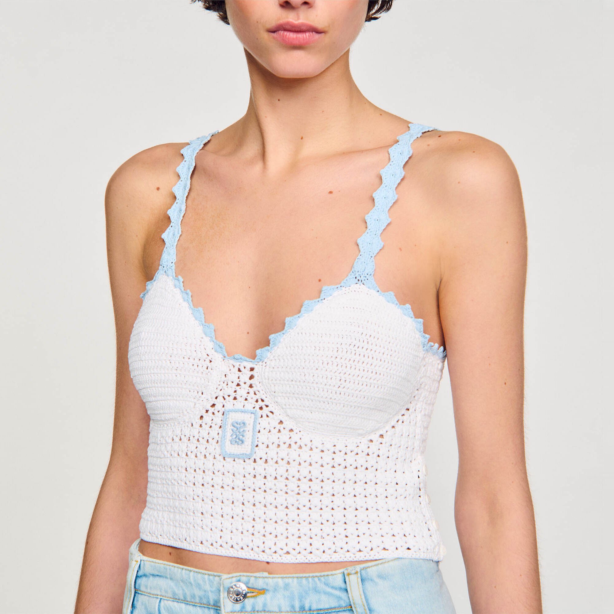 Crochet crop top