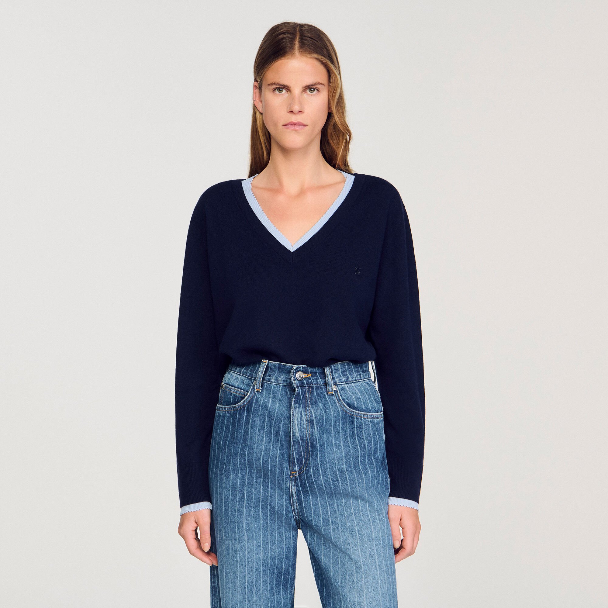 Wool and cashmere sweater
