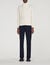 Zip-up wool cardigan