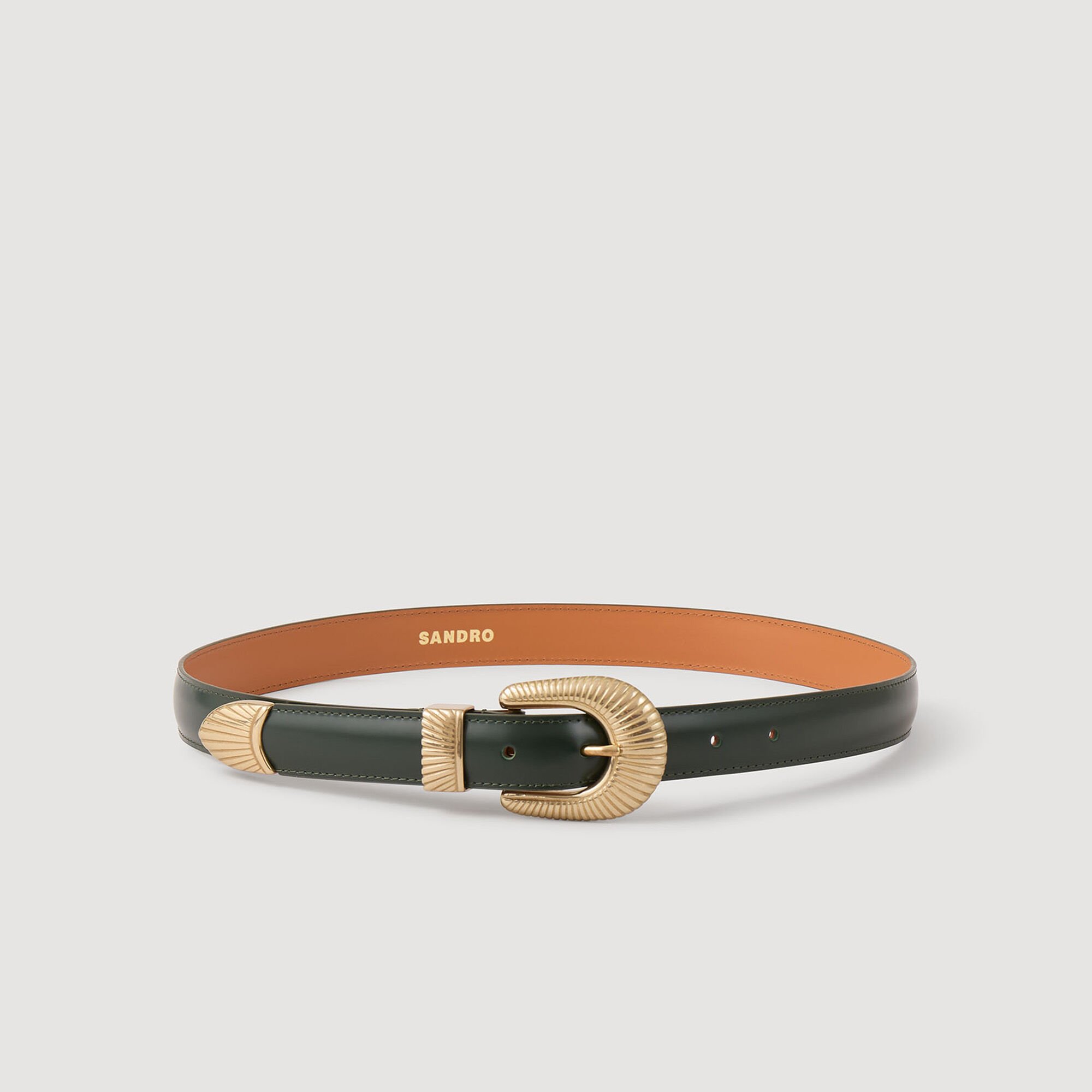 Leather belt