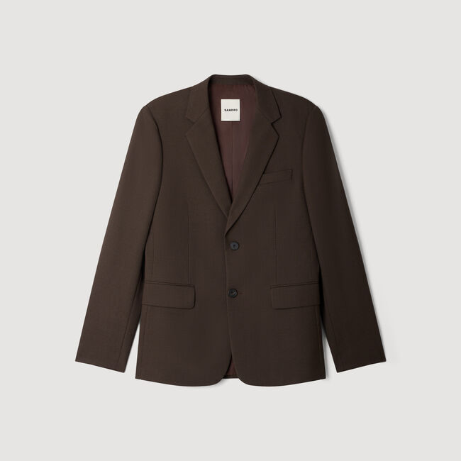 Wool suit jacket