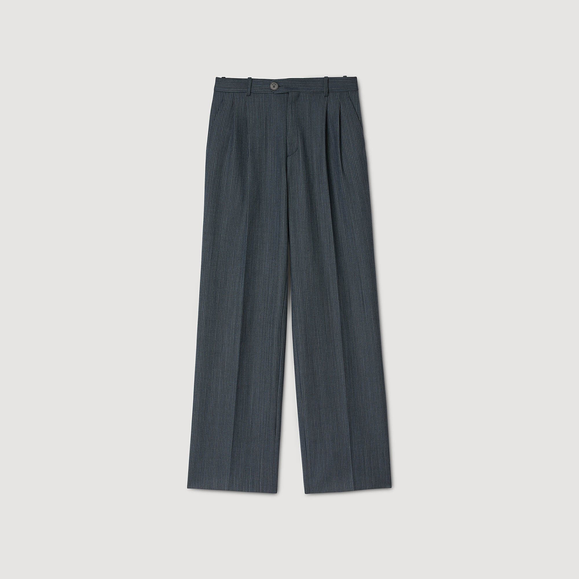 Striped trousers