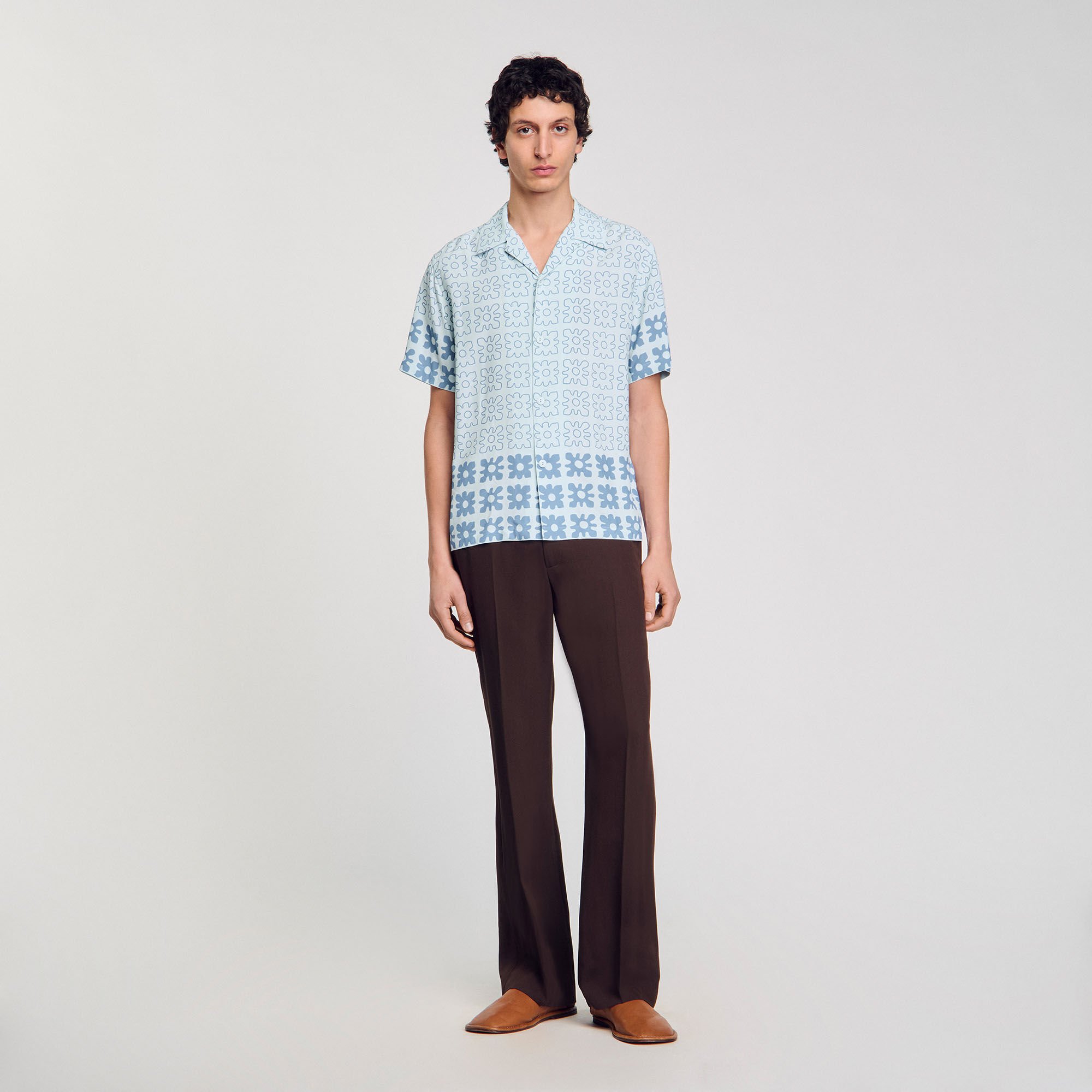 Floral motif shirt