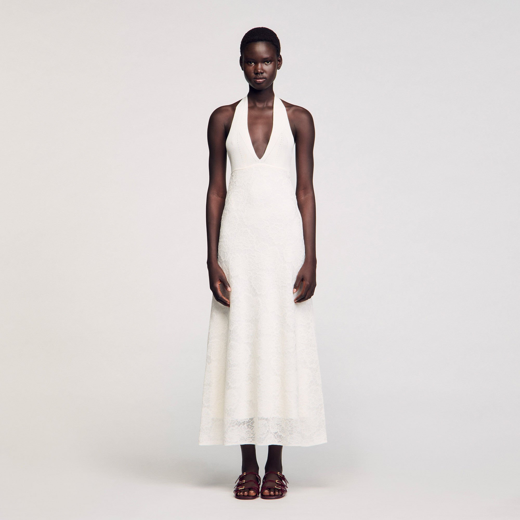 Maxi knit dress