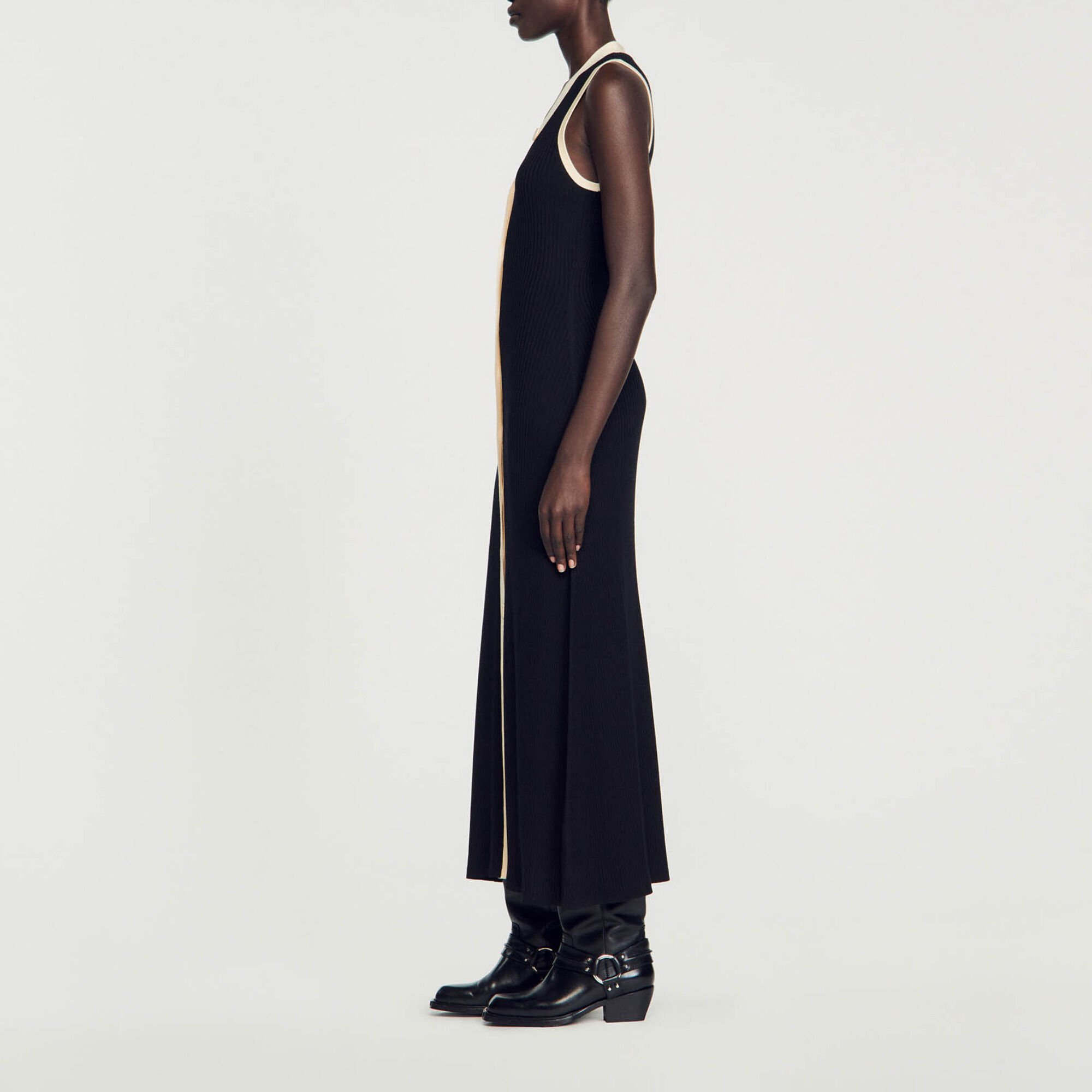 Knit maxi dress