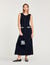 Maxi dress with crochet detailing