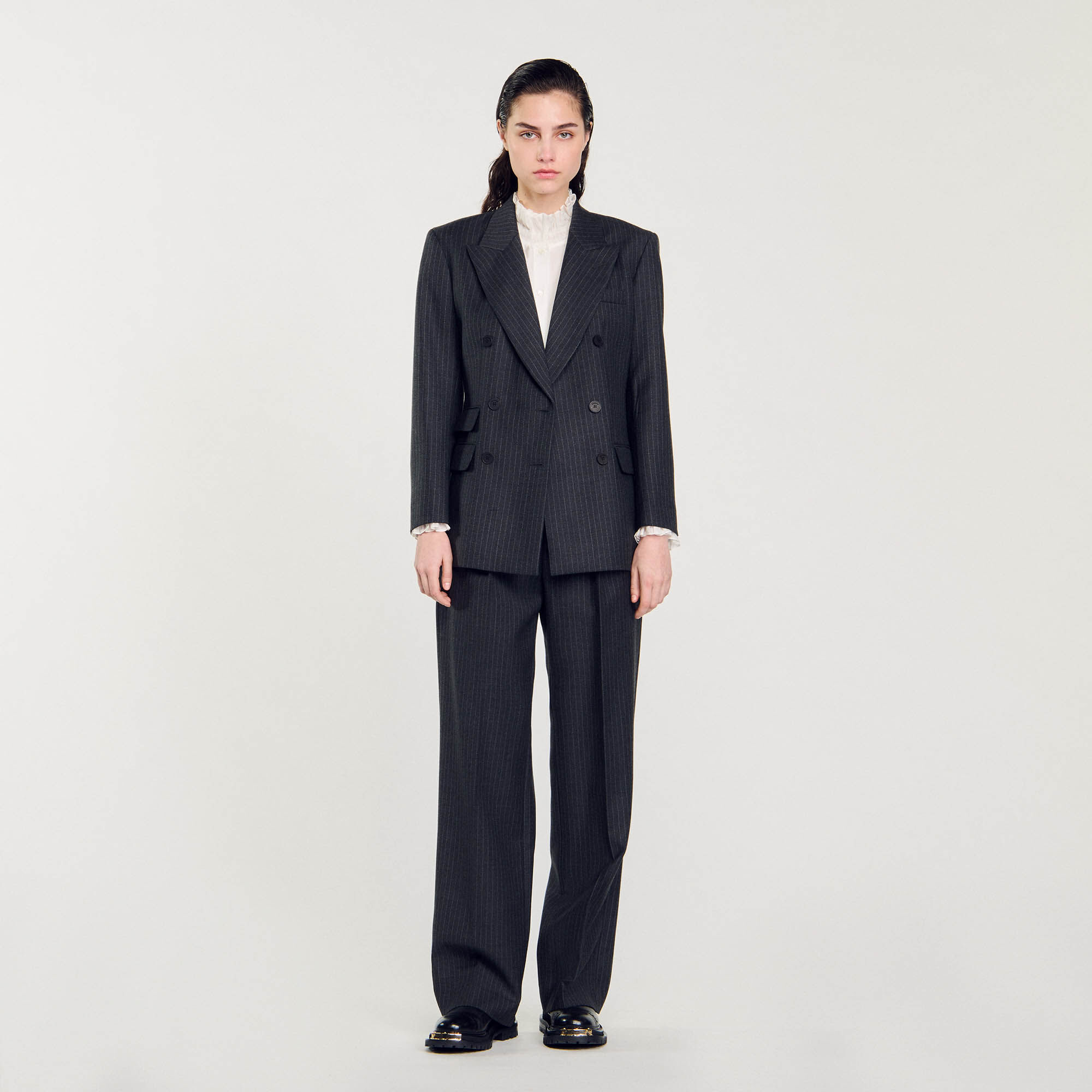 Stripped suit jacket