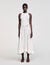 Lace trim maxi dress