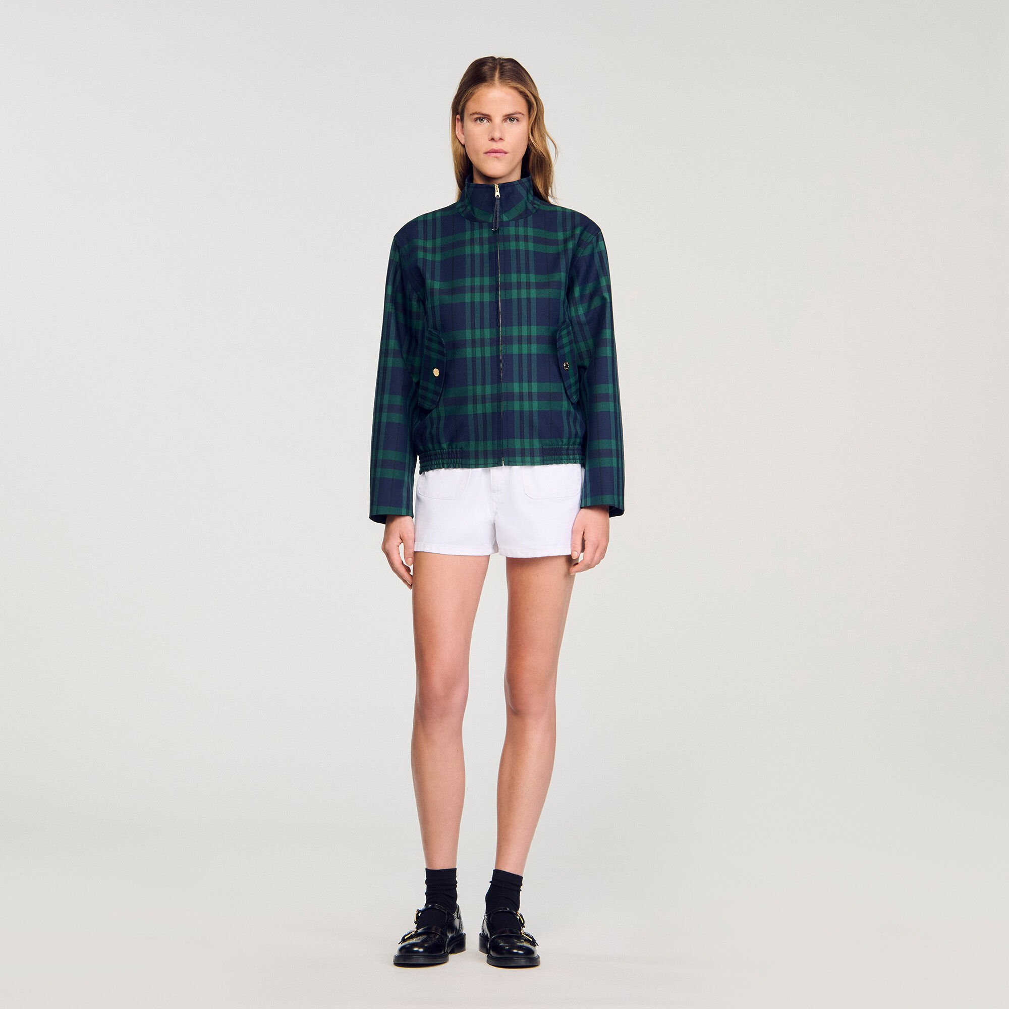 Checked jacket