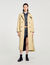 Belted double-breasted trench
