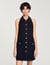Peter Pan collar mini dress