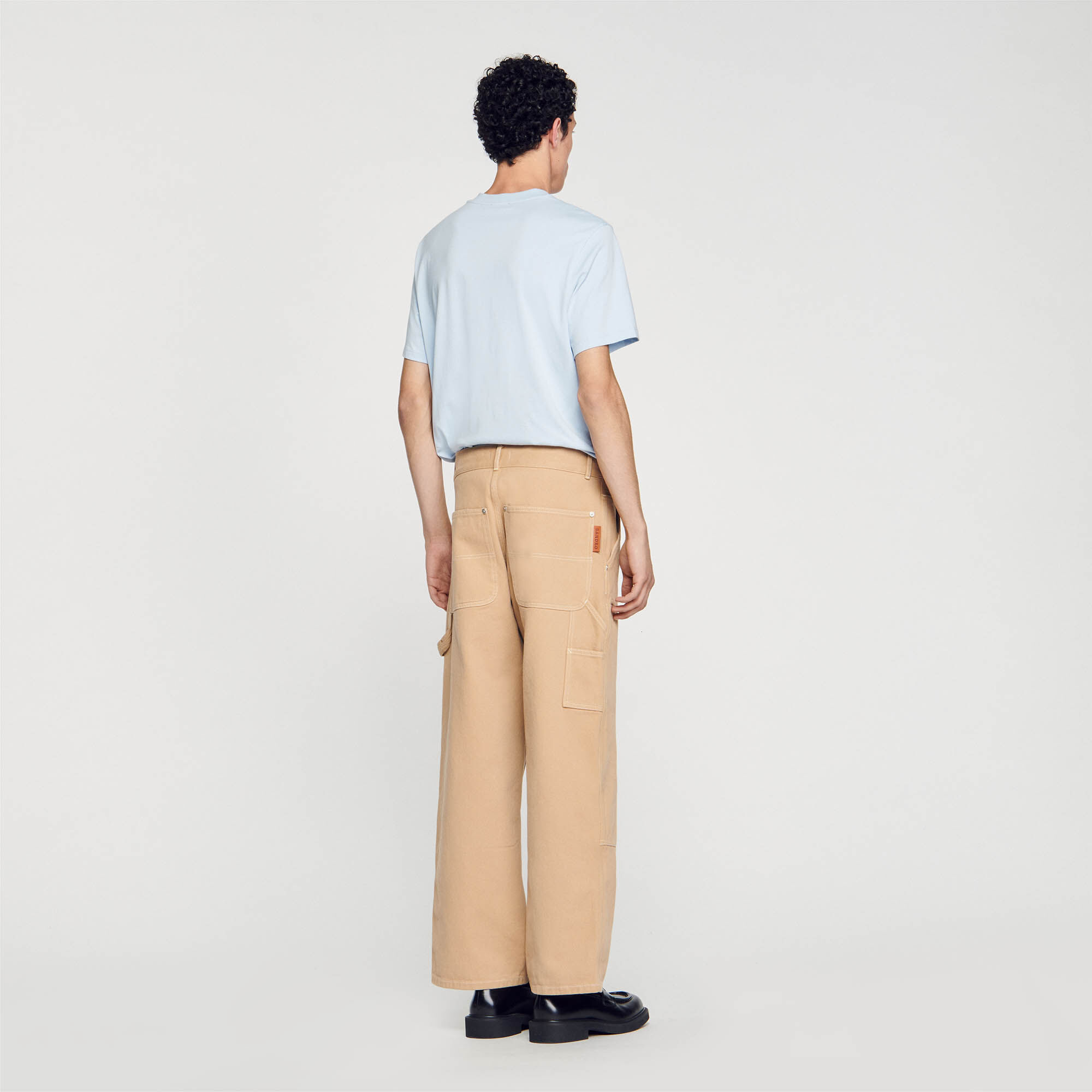 Cotton canvas carpenter trousers