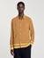 Square cross motif flowing shirt
