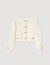 Cropped bouclé wool jacket
