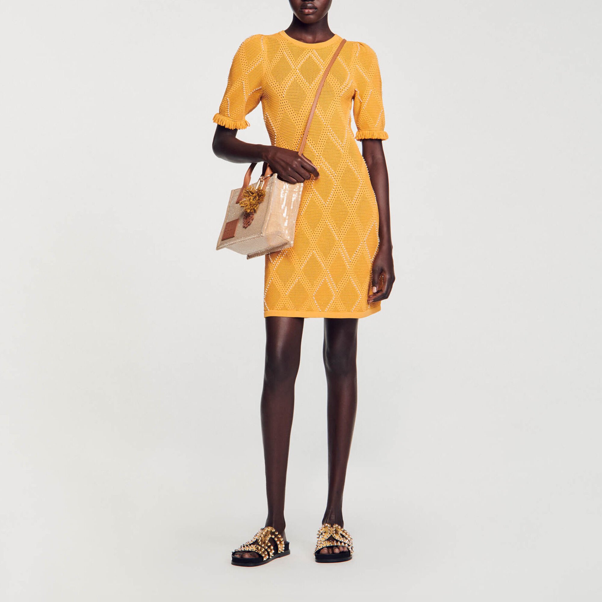 Knit short dress