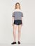 Rhinestone Breton T-shirt