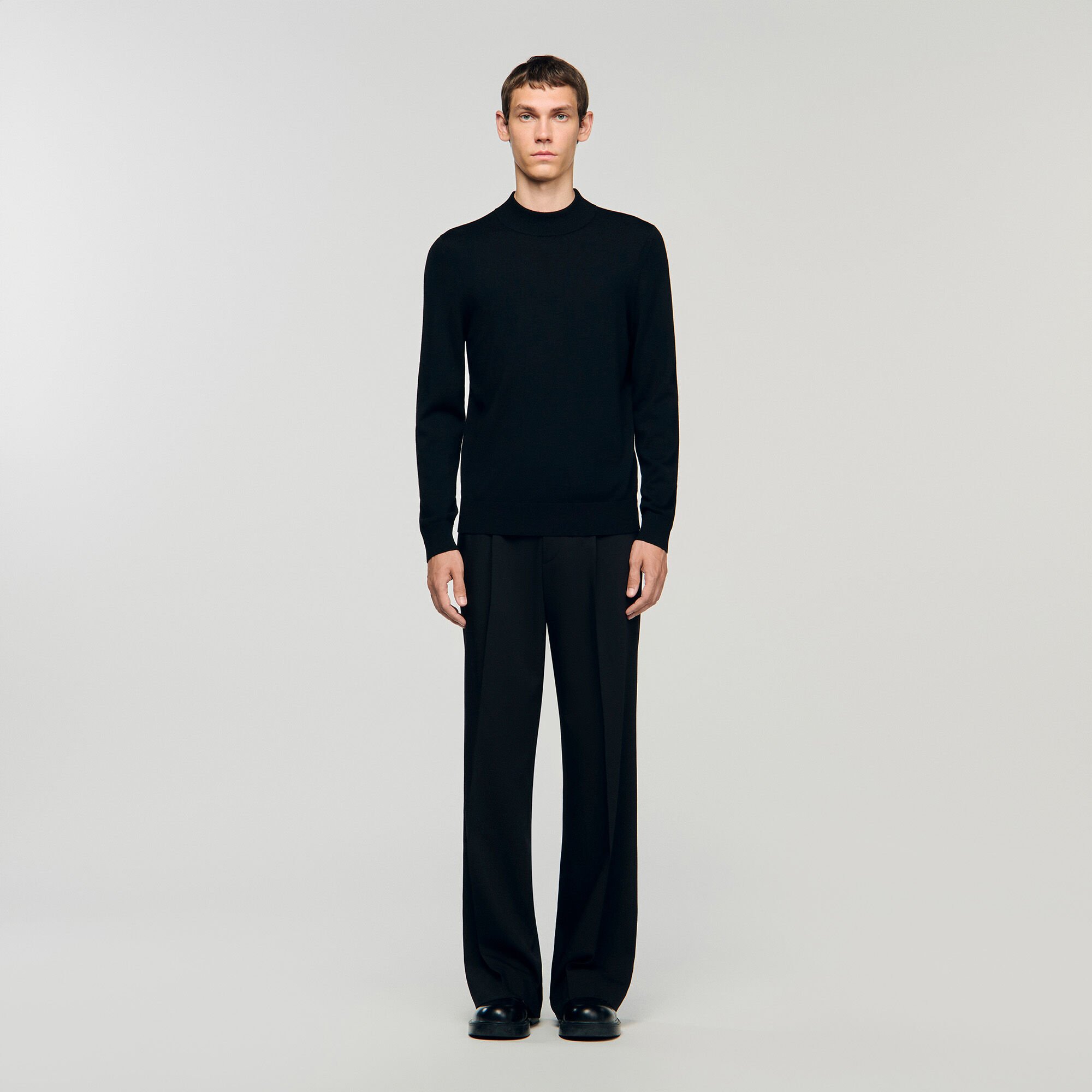 Mock neck sweater