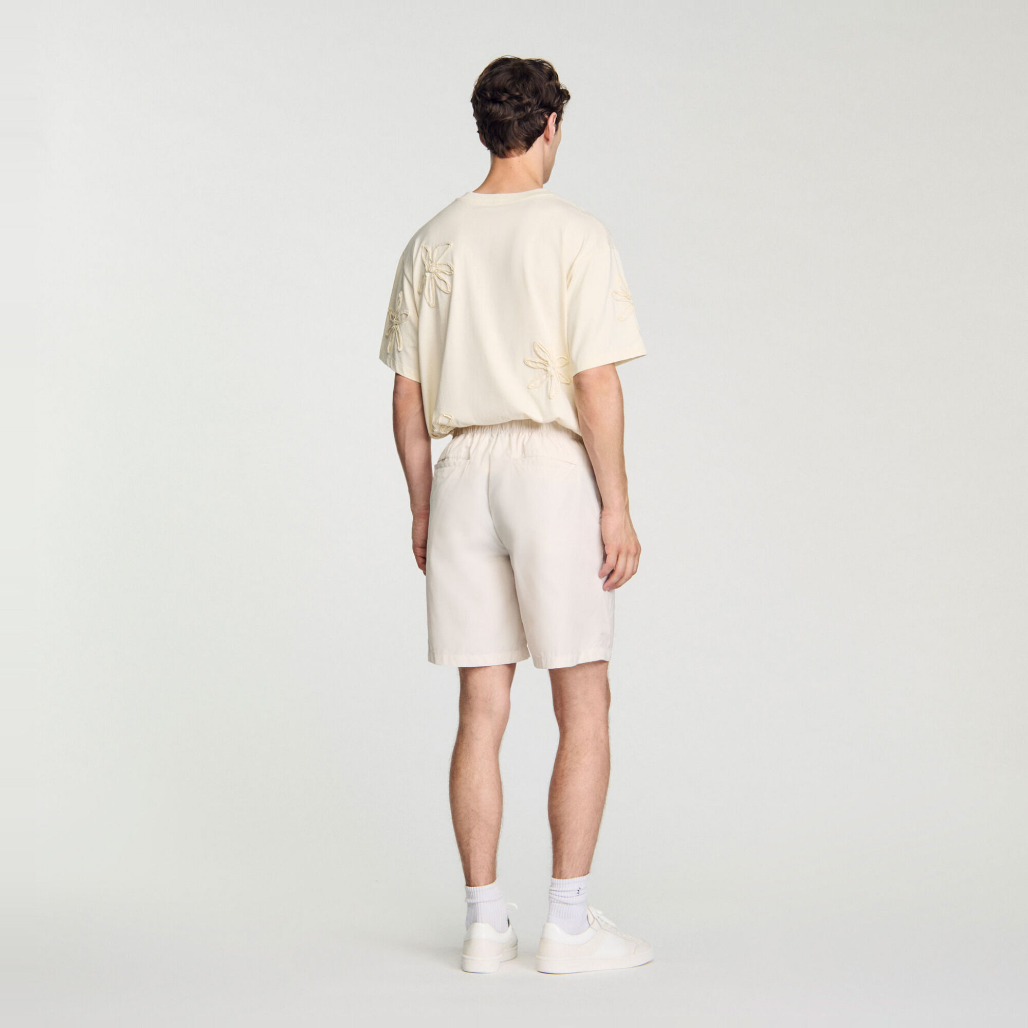 Technical fabric Bermuda shorts