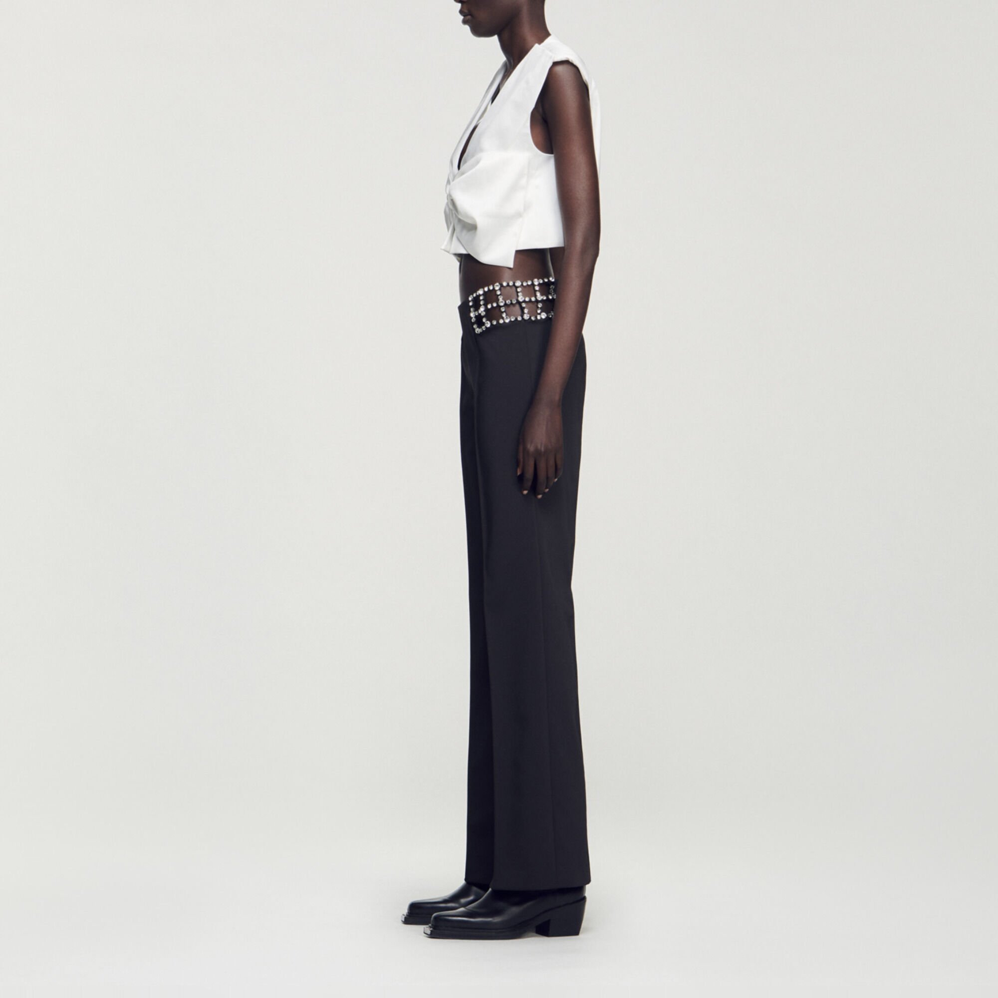 Rhinestone trousers