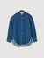 Denim shirt with rhinestones