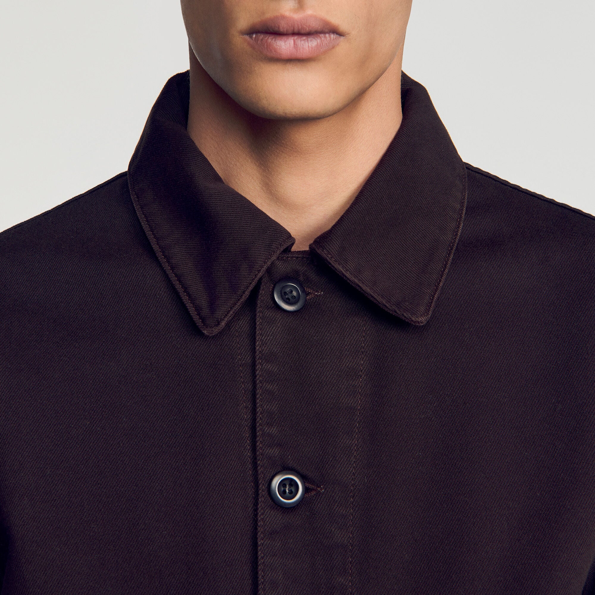 Denim worker jacket