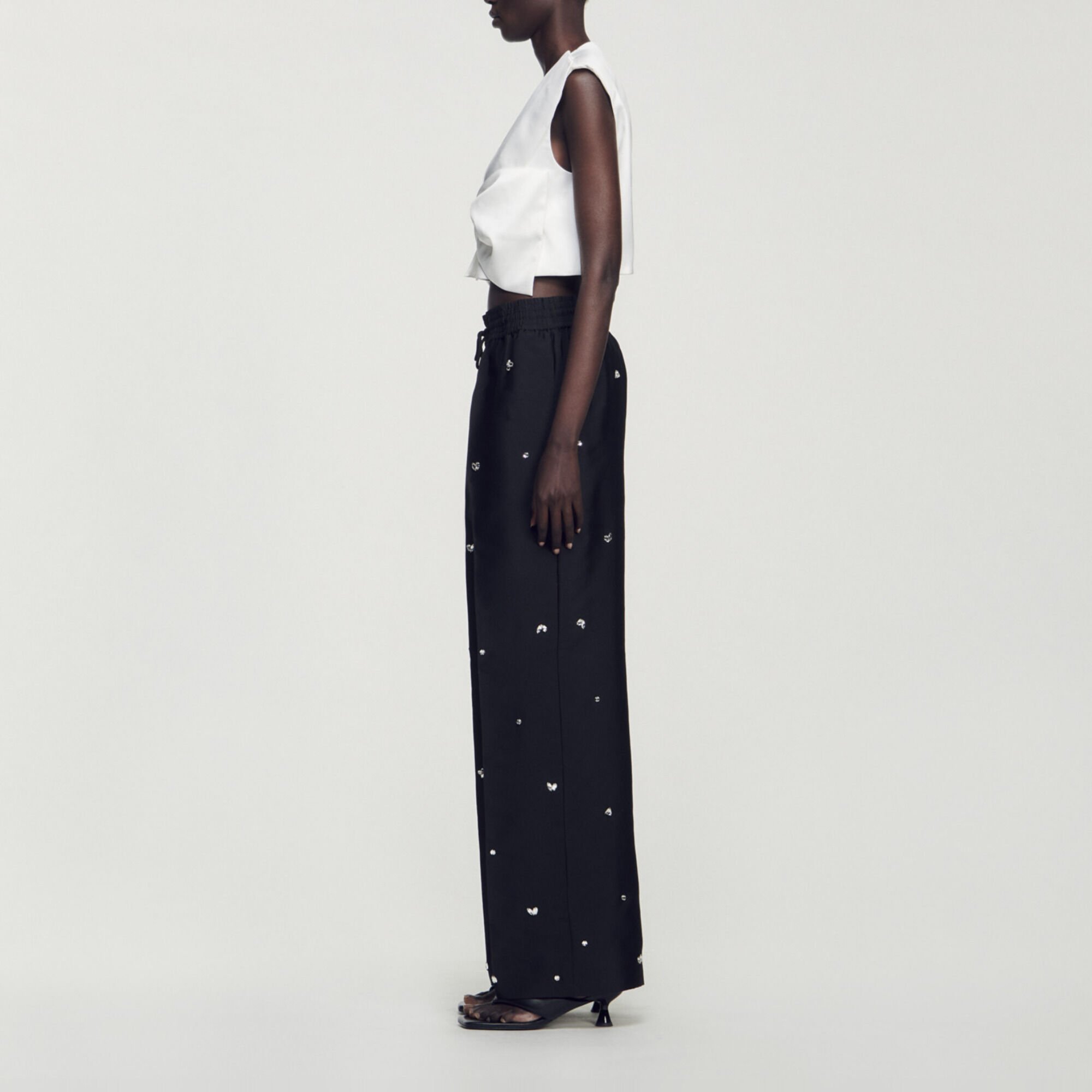 Rhinestone trousers