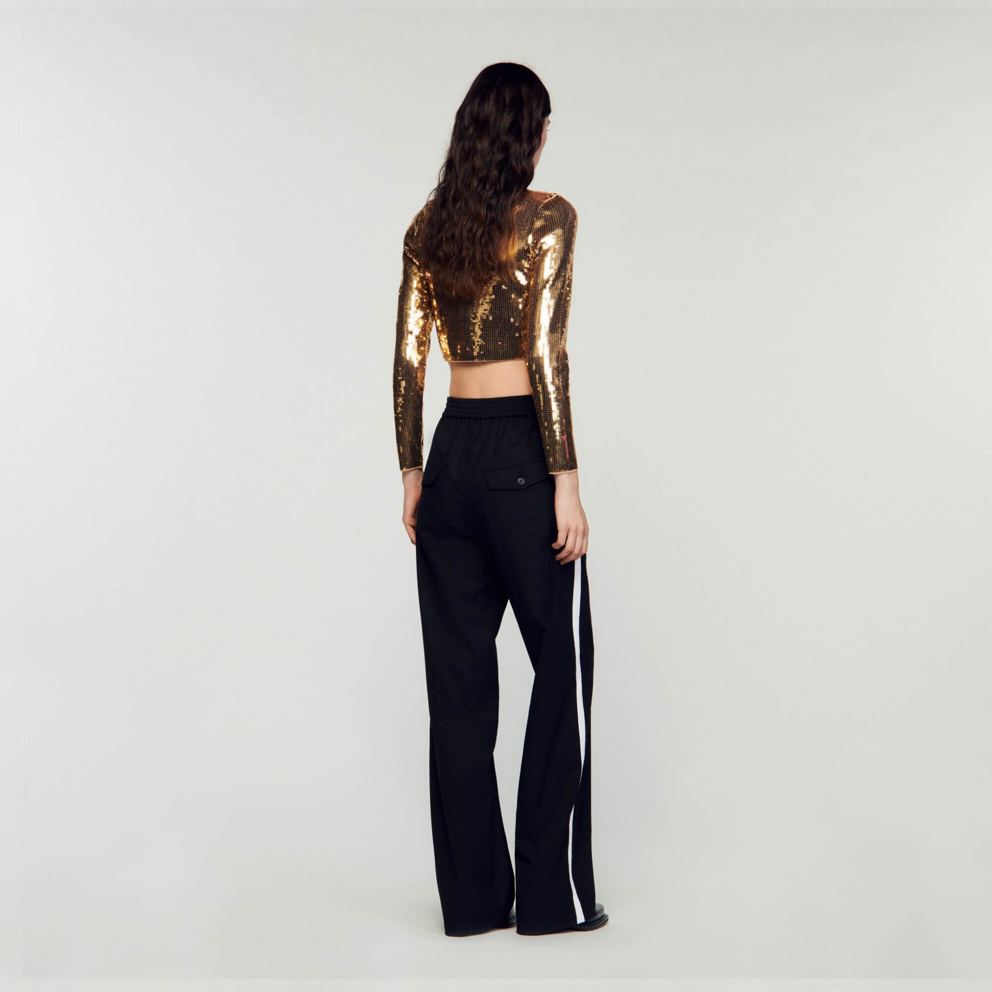 Pants with side stripes 