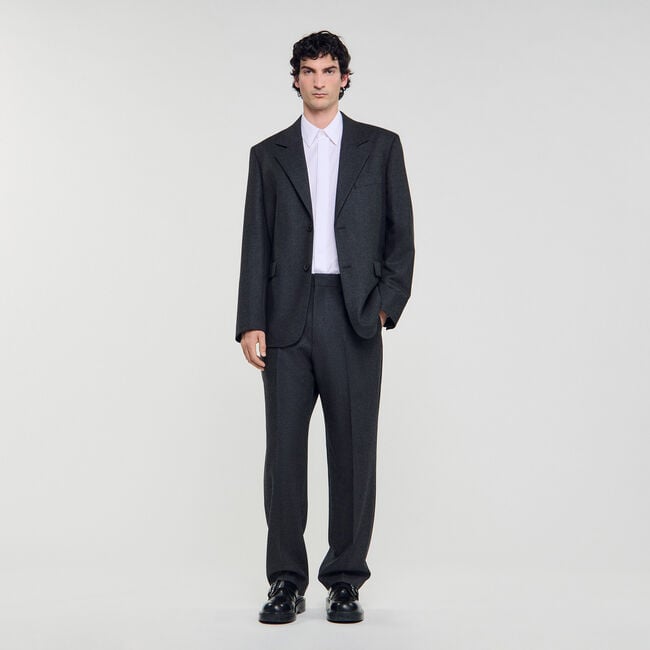 Wool suit jacket