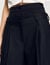 Striped double waistband trousers