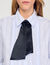 Cropped shirt with removable tie