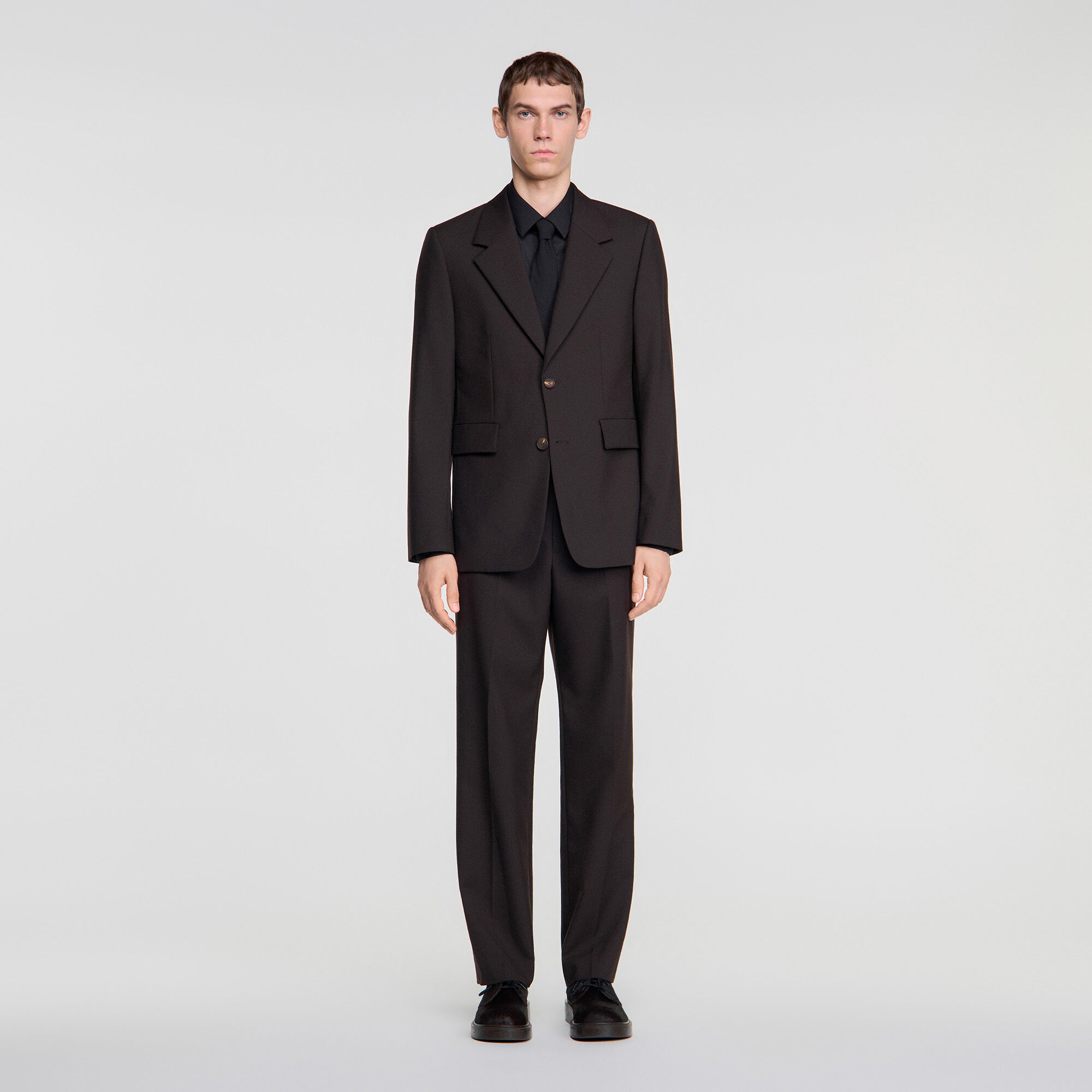 Virgin wool suit jacket