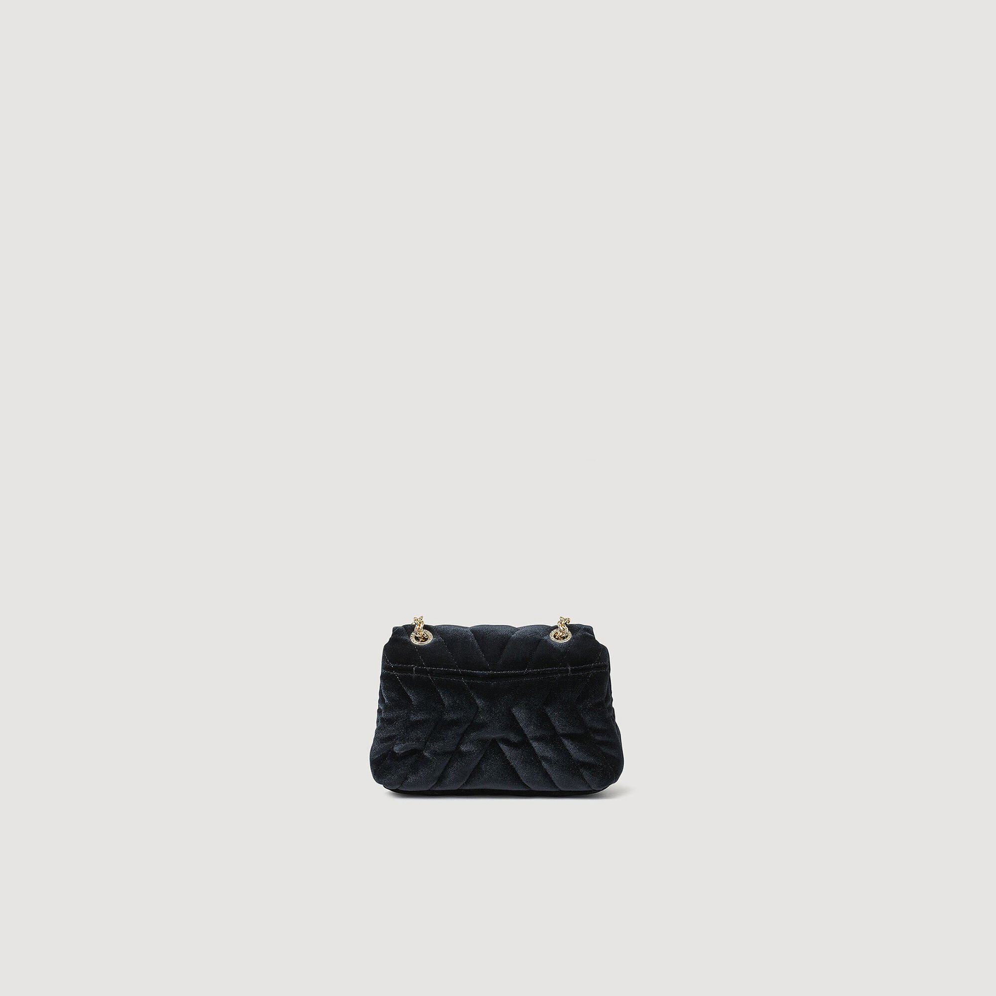 Mila quilted velvet bag