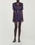 Printed satin romper