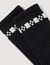 Cross signature embroidered socks