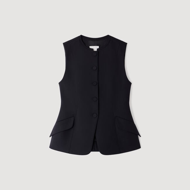 Peplum vest