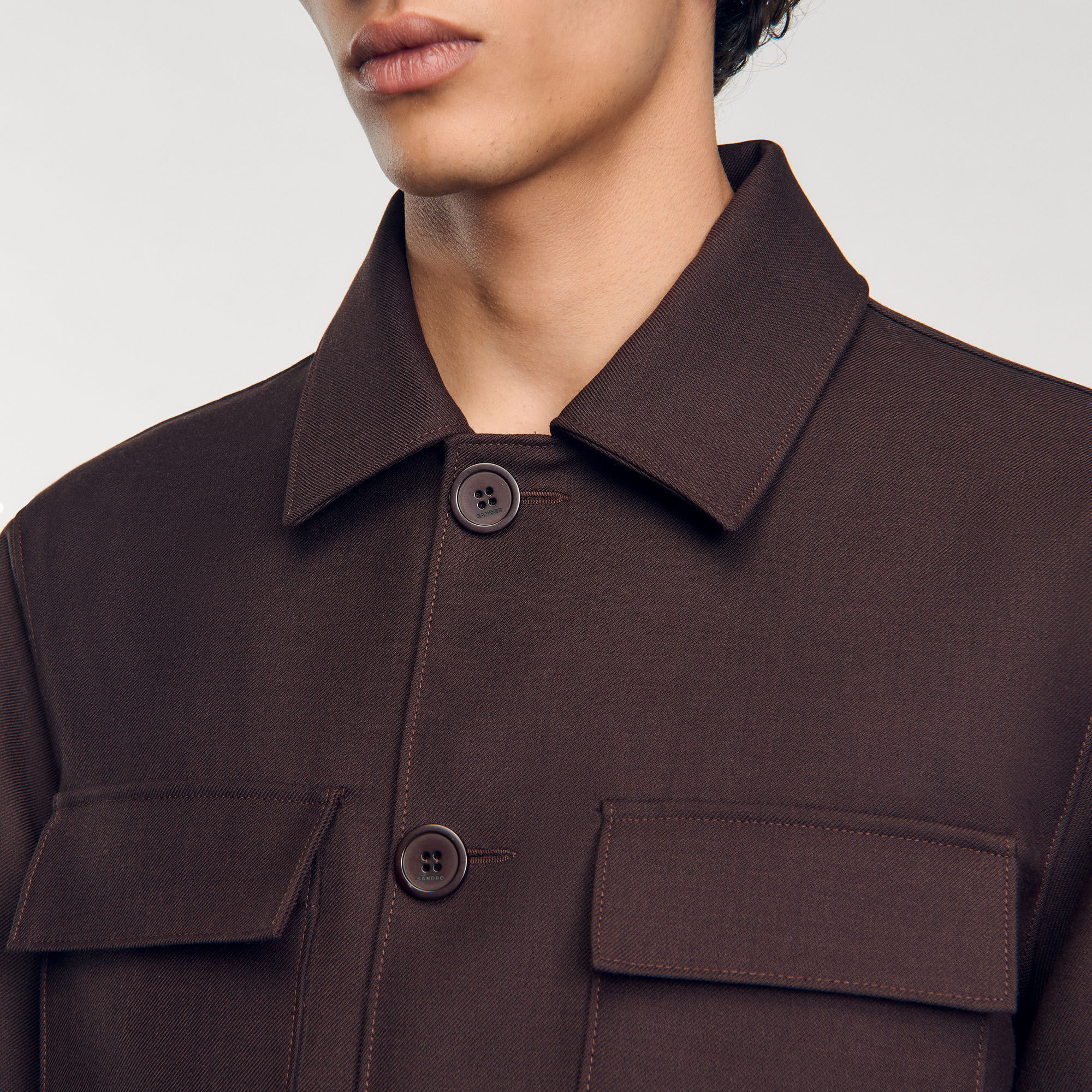 Buttoned oversized shirt