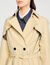 Belted double-breasted trench