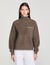 Oversized turtleneck sweater