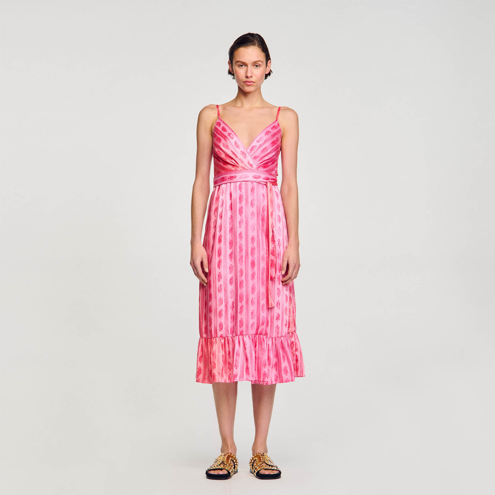 Sandro kleid pink