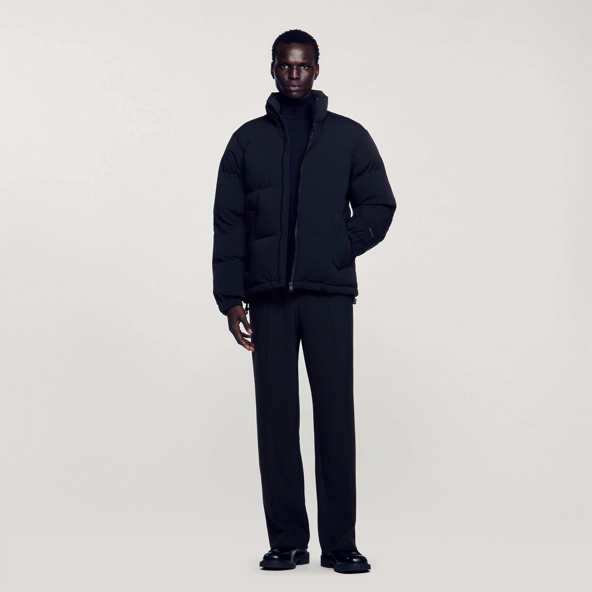 Sandro yellow puffer jacket online