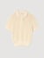 Cotton polo shirt with polo collar
