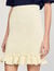 Knitted skirt with ruffle