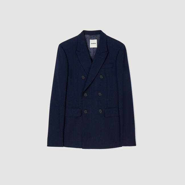 Double-breasted suit jacket