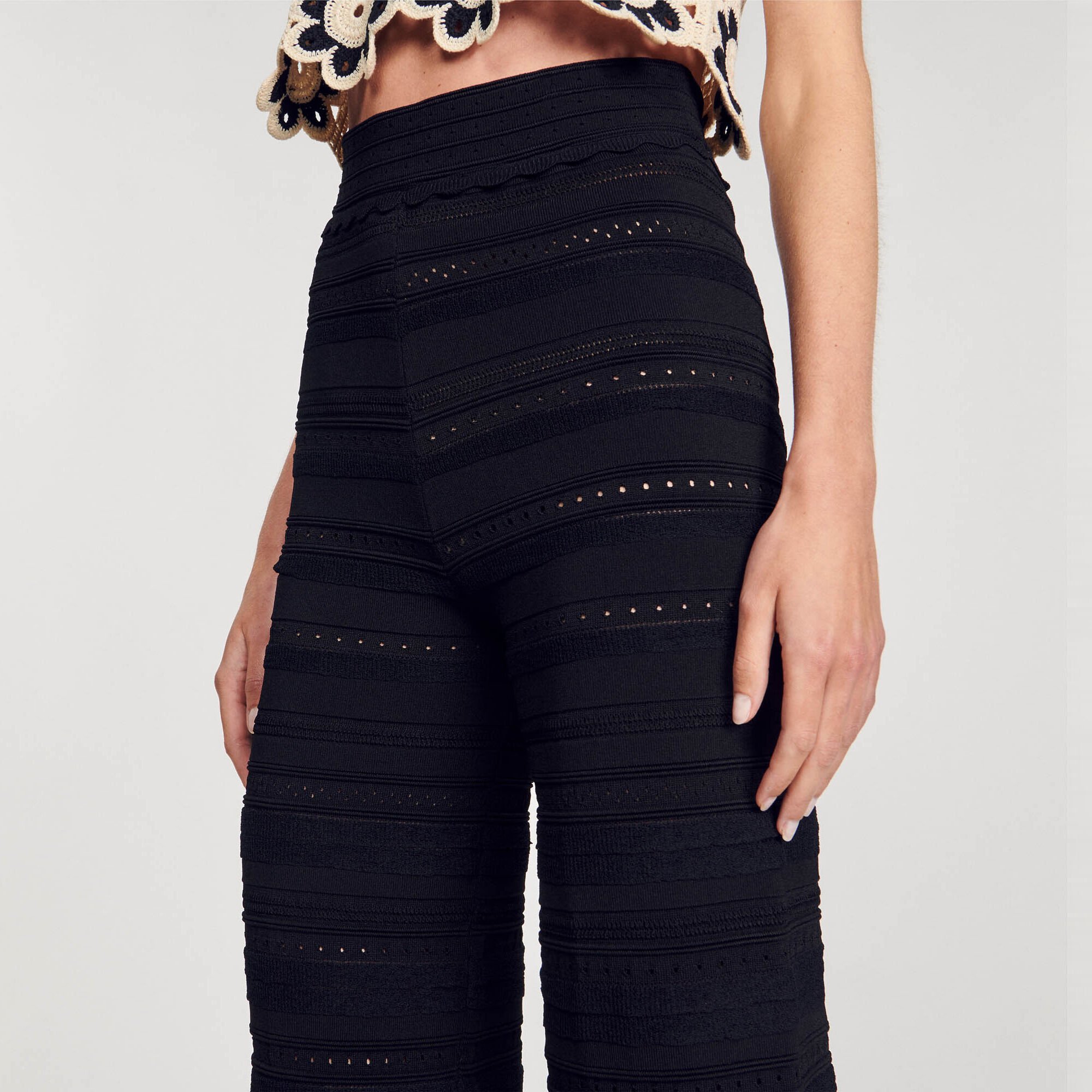 Knit trousers