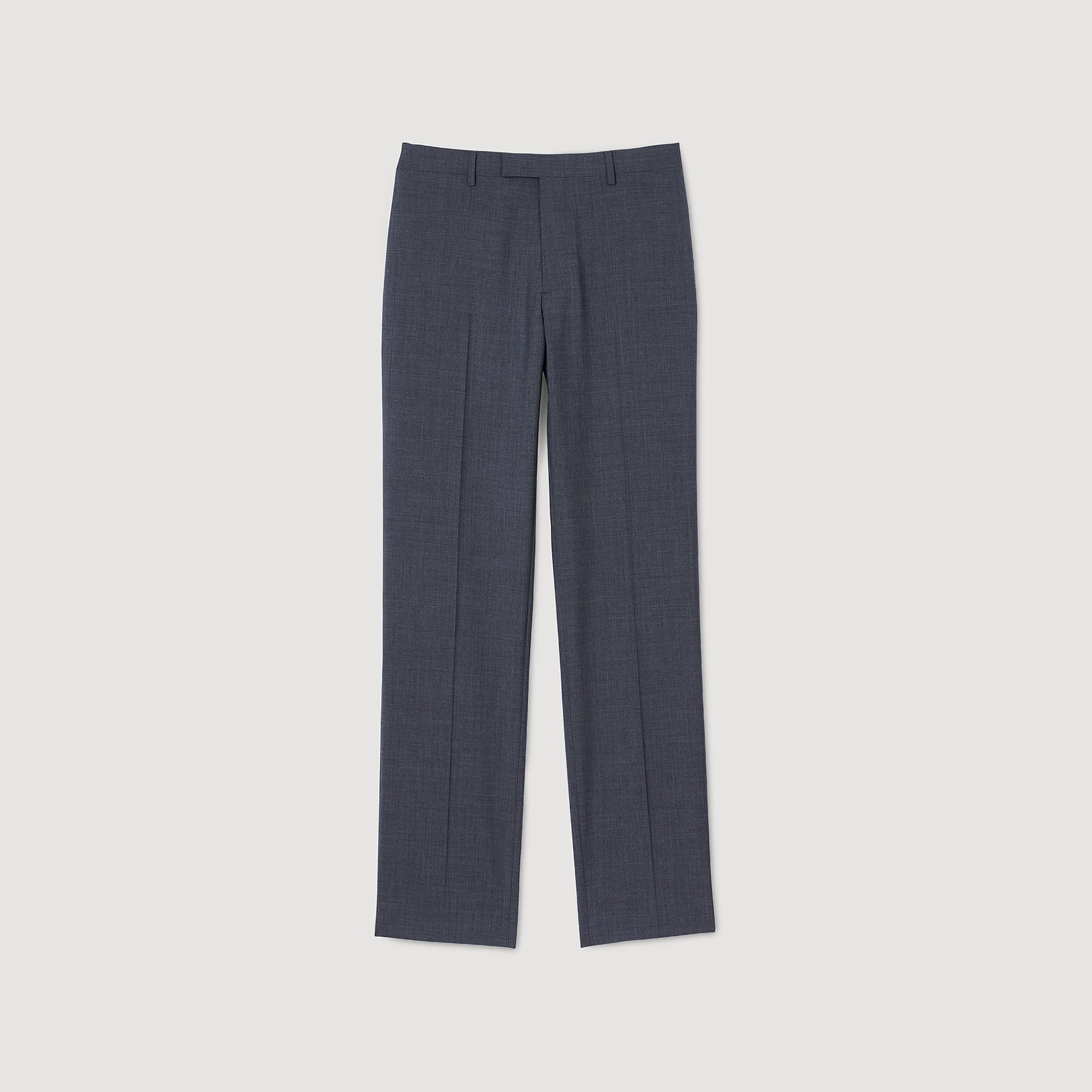 Wool suit trousers