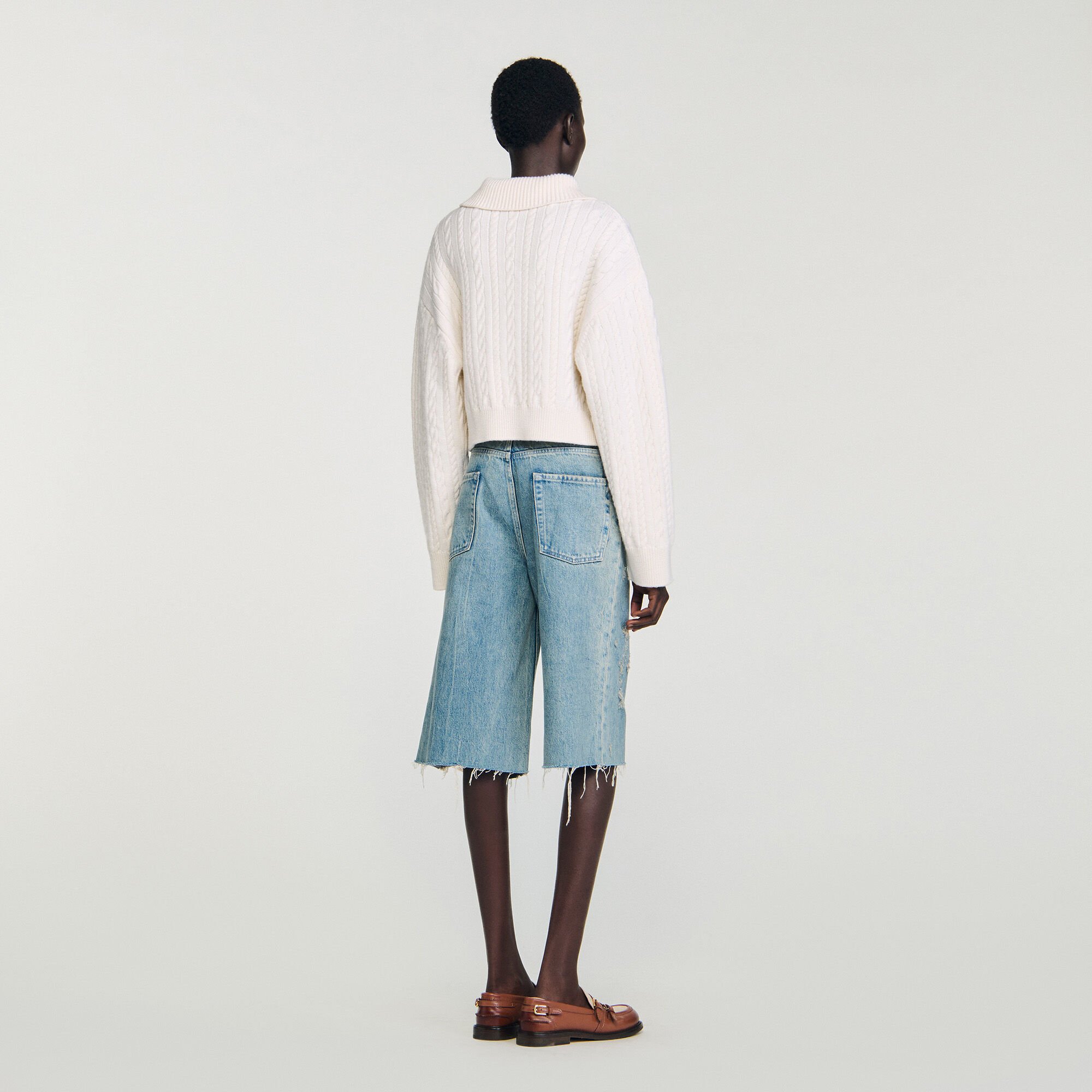 Sailor-neck sweater