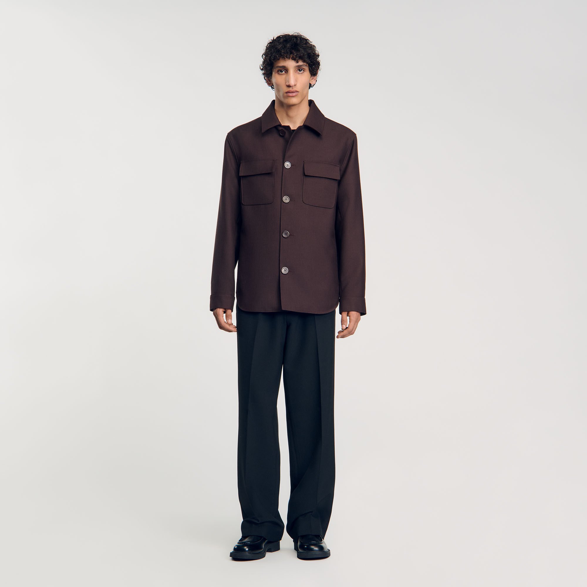 Buttoned oversized shirt